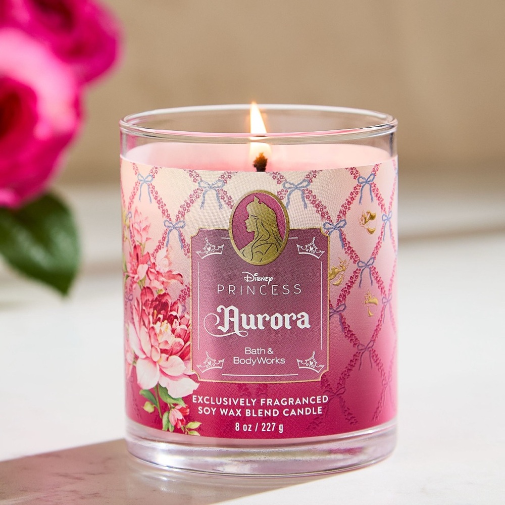 NWT LIMITED RELEASE DISNEY AURORA CANDLE